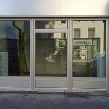 Devanture de magasin et porte sécurisée alu BPSC Océane