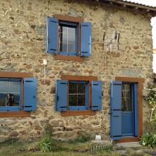 Porte fenêtre et volets assortis réalisés par BPSC Océane