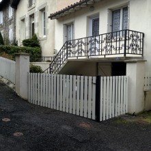 Barrière de jardin