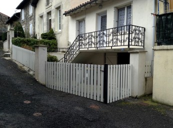 Barrière de jardin